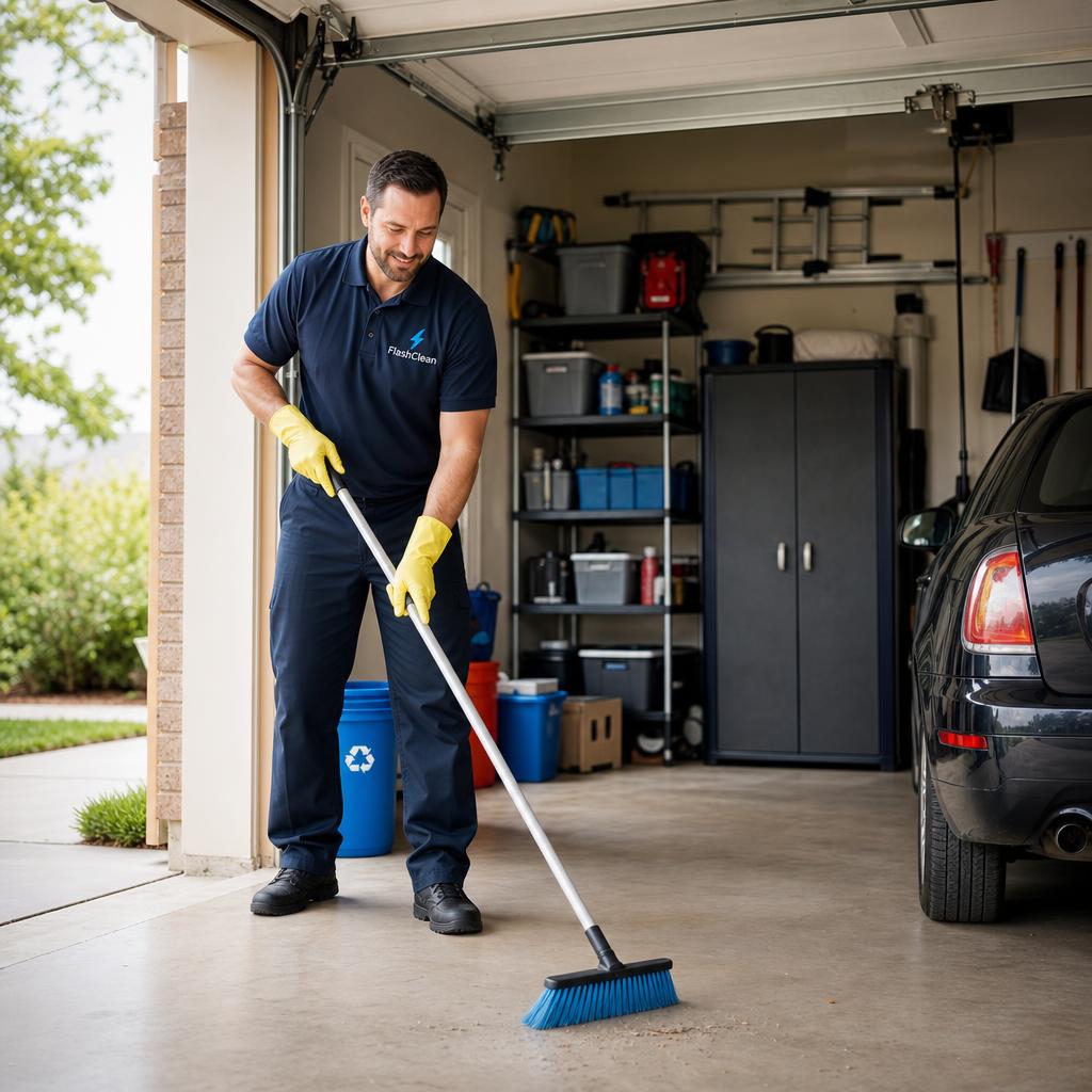 Limpeza de Garagem — FlashClean
